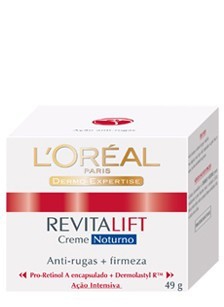 L'Oréal Paris RevitaLift Creme Noturno Antirrugas 49g