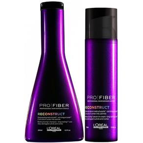 Loreal Pro Fiber Reconstruct Shampoo (250ml) e Leave-in (75ml)