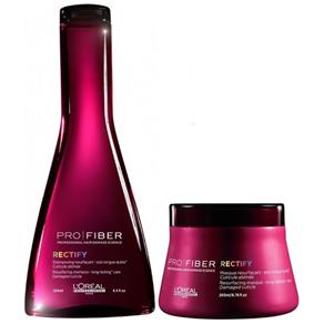Loreal Pro Fiber Rectify Shampoo (250ml) e Máscara (200ml)