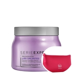 L'oréal Professionnel Expert Liss Unlimited - Máscara Capilar 500g+Nécessaire Beleza na Web Pink