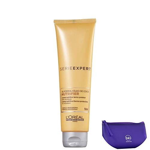 L'oréal Professionnel Expert Nutrifier - Creme Protetor Térmico 150ml+Nécessaire Beleza na Web Roxo