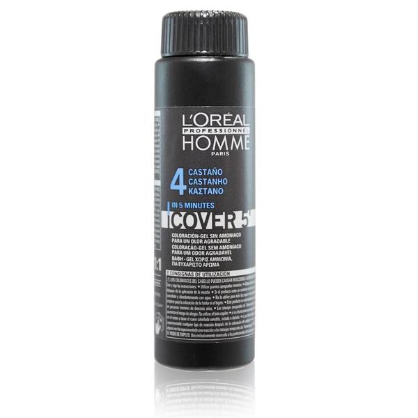 L'oreal Professionnel Homme Cover 5 - Castanho 4 - Coloracao 50ml