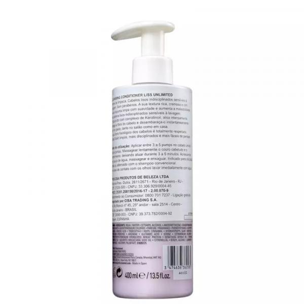 L'Oréal Professionnel Liss Unlimited Cleansing - Condicionador Co-Wash 400ml