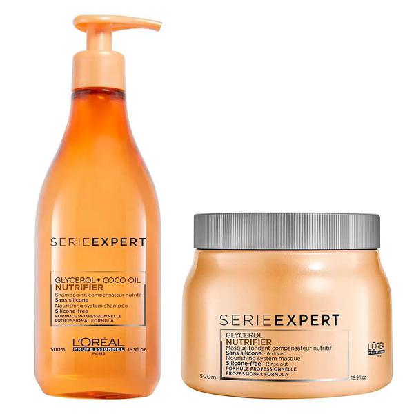 Loréal Professionnel Nutrifier Kit - Shampoo 500ml + Máscara Capilar 500g - L'oréal Professionnel