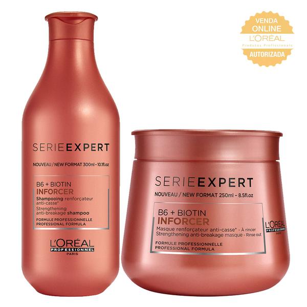 LOréal Professionnel Serie Expert Inforcer Kit - Shampoo + Máscara - L'oréal Professionnel