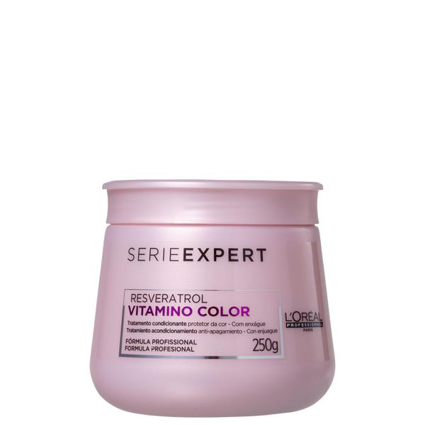 LOréal Professionnel Serie Expert Vitamino Color Resveratrol - Máscara Capilar 250g - L'oréal Professionnel