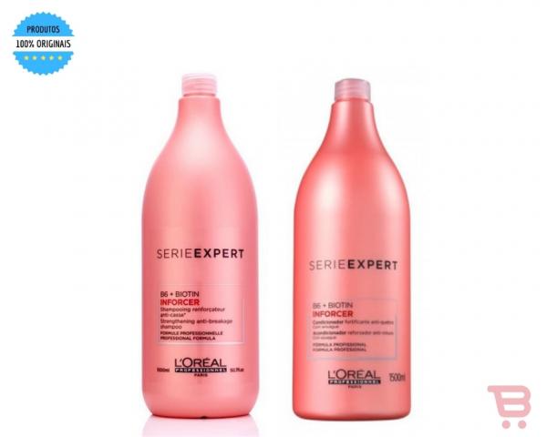 Loreal Profissional Inforce Shampoo Kit 1,5lt + Cond 1,5 Lt