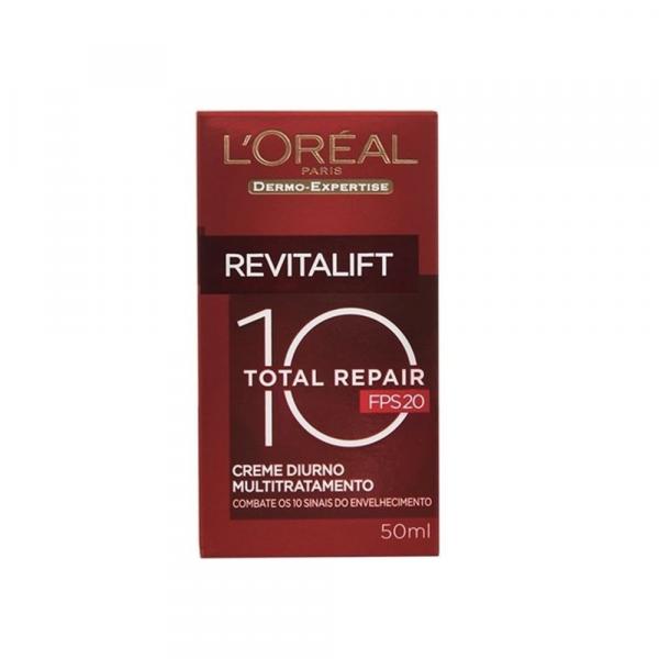 Loreal Revitalift Creme Diurno Multitratamento Fps 20 50ml - Loreal Paris