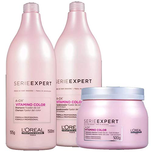L'oréal Shampoo A-ox 1500ml Condicionador A-ox 1500ml Máscara A-ox 500ml