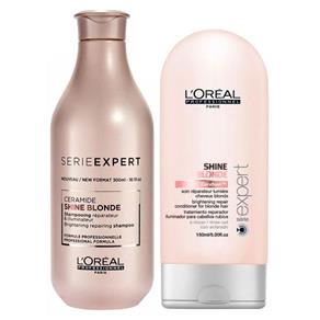 Loreal Shine Blonde Shampoo (300ml) e Condicionador (150ml)