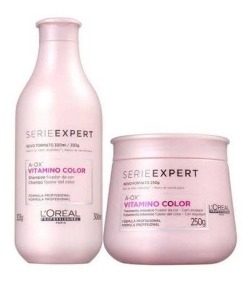 Loreal Vitamino Color Aox Kit Shampoo 300ml +mascara 250ml