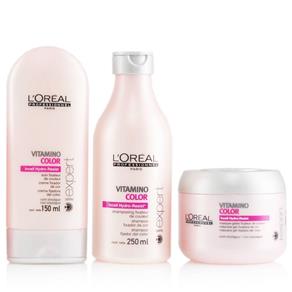 Loreal Vitamino Color Kit Home - Shampoo, Condicionador e Máscara