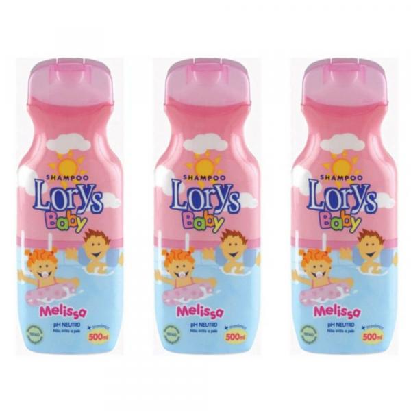 Lorys Baby Melissa Shampoo Infantil 500ml (Kit C/03)