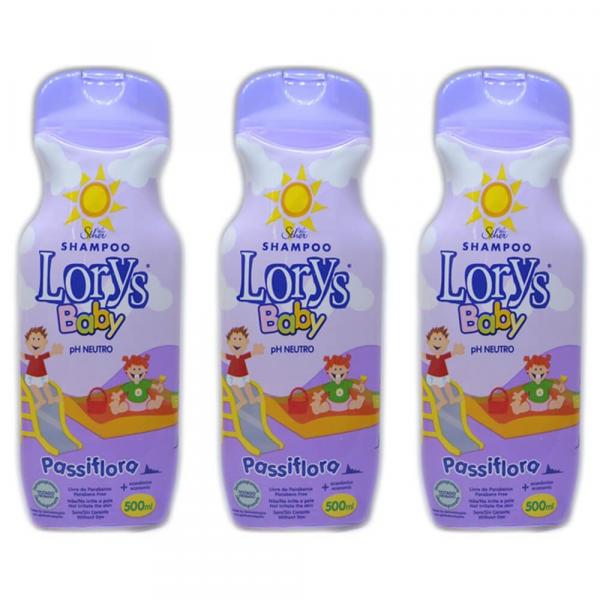 Lorys Baby Passiflora Shampoo Infantil 500ml (Kit C/03)