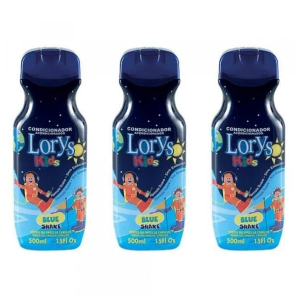 Lorys Kids Blue Condicionador Infantil 500ml (Kit C/03)