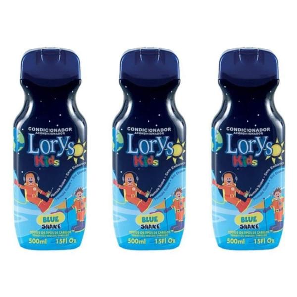 Lorys Kids Blue Condicionador Infantil 500ml (kit C/03)