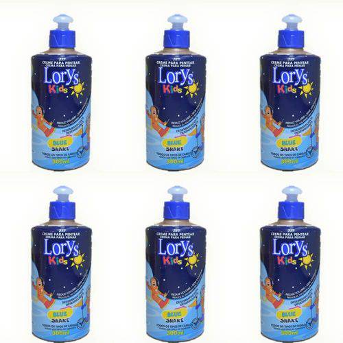 Lorys Kids Blue Creme P/ Pentear Infantil 300g (kit C/06)