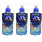 Lorys Kids Blue Creme P/ Pentear Infantil 300g (kit C/03)