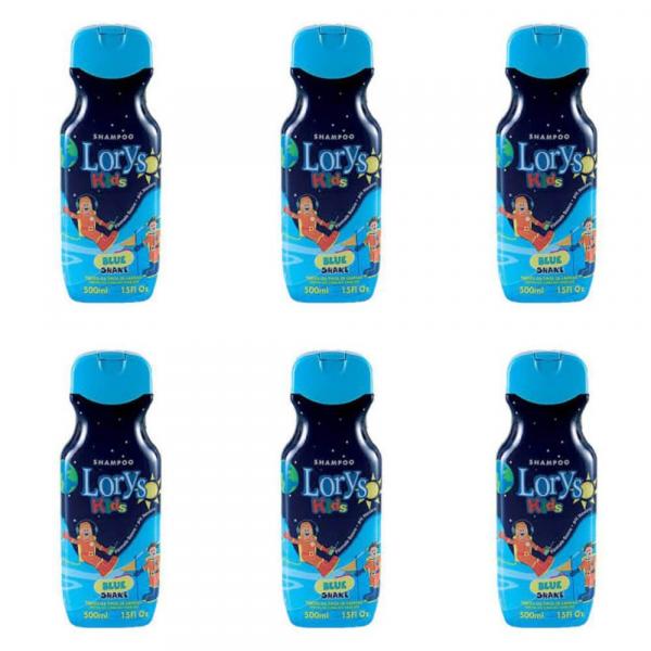 Lorys Kids Blue Shampoo 500ml (Kit C/06)