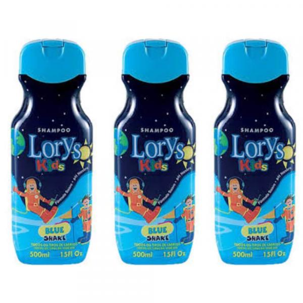 Lorys Kids Blue Shampoo 500ml (Kit C/03)