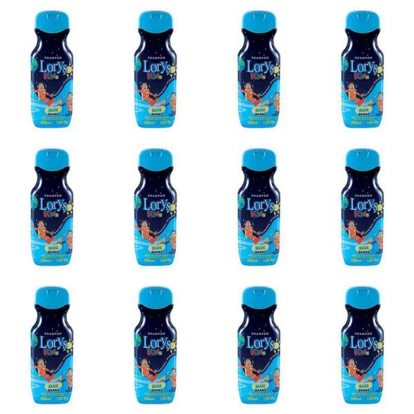 Lorys Kids Blue Shampoo 500ml (Kit C/12)