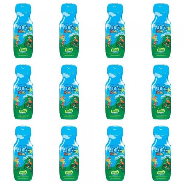 Lorys Kids Green Shampoo 500ml (Kit C/12)