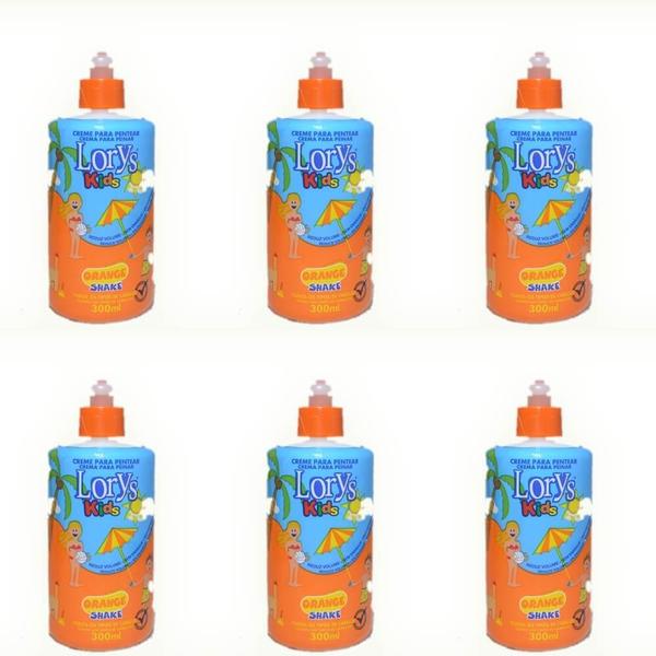 Lorys Kids Orange Creme P/ Pentear Infantil 300g (Kit C/06)