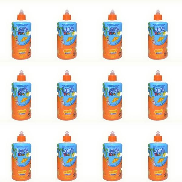 Lorys Kids Orange Creme P/ Pentear Infantil 300g (Kit C/12)