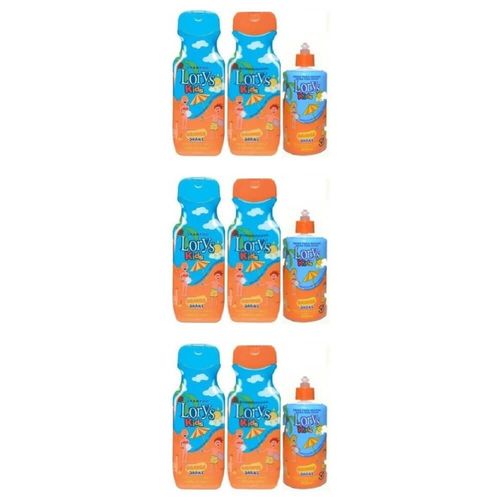 Lorys Kids Orange Shampoo + Condicionador 500ml + Creme 300g (kit C/03)