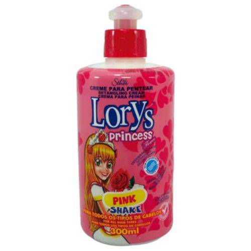 Lorys Kids Princess Pink Shake Creme P/ Pentear Infantil 300g