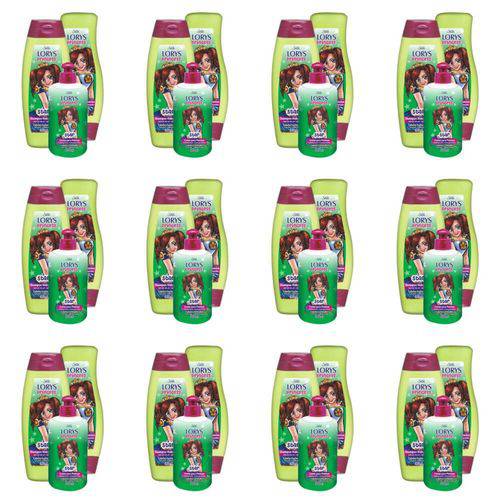 Lorys Kids Princess Star Shampoo + Condicionador 500ml + Creme 300g (kit C/12)