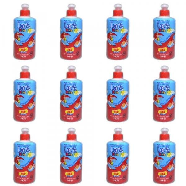 Lorys Kids Red Shake Creme P/ Pentear Infantil 300g (Kit C/12)