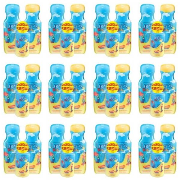 Lorys Kids Yellow Shampoo + Condicionador 500ml + Creme 300g (Kit C/12)