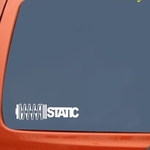 Delicate Letters STATIC Car Moda reflexivo decalques etiqueta