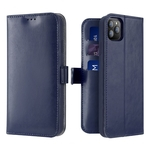 IPhone Para DUX Ducis 11 pro 2019 PU Side Couro Bolsa de protecção Magnetic Buckle completa com 3 Cards Bracket Slot de telefone