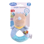 Presente Toy Mão Bell bebê animal bonito dos desenhos animados da Grabs Rattle Plush Stuffed Animal