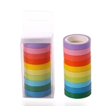 Vivid Washi Tape Tape DIY Decoração Diário doce cor 10 cores vivas