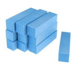 Lotes 10 Nail Art Buffer Files Block Manicure Buffing Sanding Polish Blue