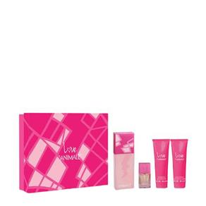 Love Eau de Parfum Animale - Perfume Feminino + Loção Corporal + Gel de Banho + Miniatura Kit