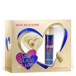 Love Glam Love Eau de Toilette Agatha Ruiz de La Prada - Kit Perfume Feminino + Gel de Banho Kit