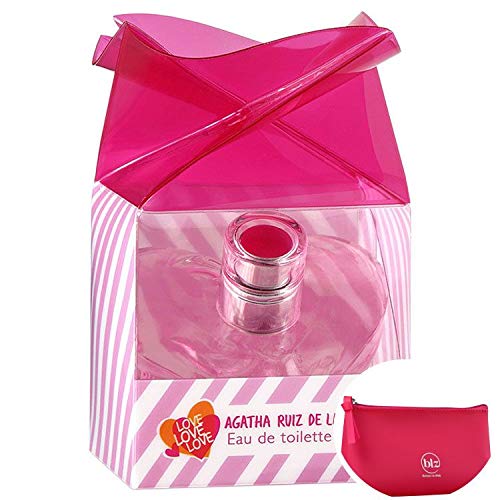 Love Love Love Agatha Ruiz de La Prada EDT - Perfume Feminino 30ml+Beleza na Web Pink - Nécessaire