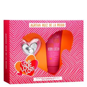 Love Love Love Eau de Toilette Agatha Ruiz de La Prada - Perfume Feminino + Loção Corporal Kit