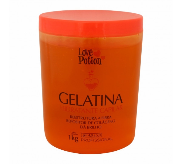 Love Potion Gelatina Hidratante Capilar Máscara Reconstrutora 1k