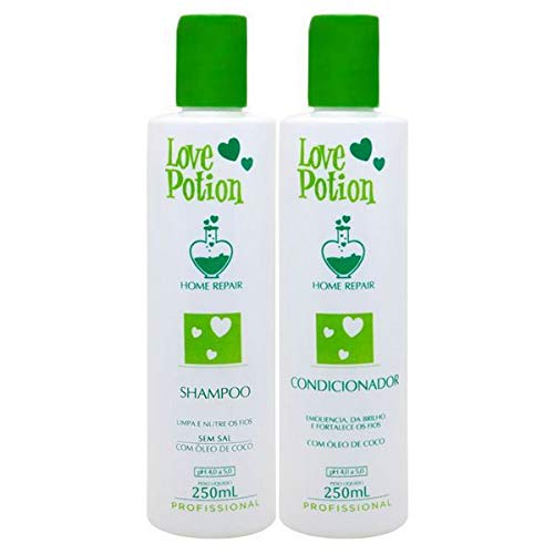 Love Potion Shampoo e Condicionador de Coco Home Repair 2x300ml