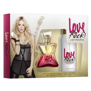 Love Rock! By Shakira Eau de Toilette Shakira - Kit de Perfume Feminino 80ml + Desodorante 150ml Kit
