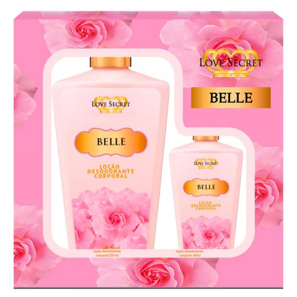 Love Secret Belle Kit - Loção Desodorante + Loção Desodorante