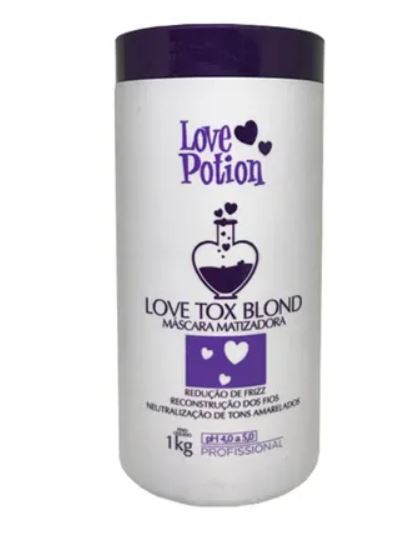Love Tox Blond Love Potion Creme Alisante Matizador 1kg