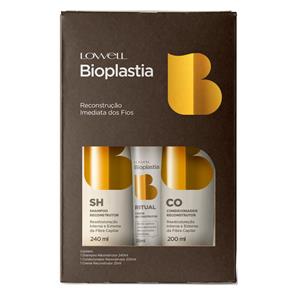 Lowell Bioplastia Kit - Shampoo + Condicionador + Creme Kit