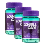 Lowell Caps Kit - Cápsulas De Crescimento X3 Kit
