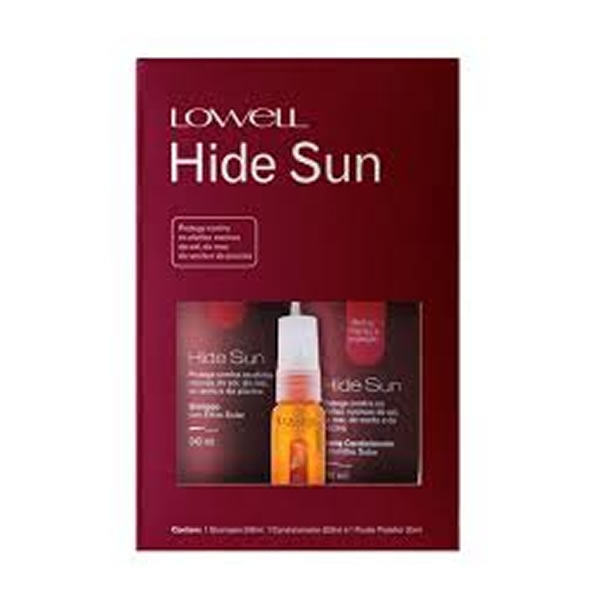 Lowell Hide Sun Shampoo 240ml+cond. 200ml+fluido Prot 30ml